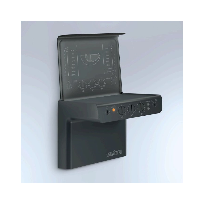 Steinel 066215 - Sensor de movimento iHF 3D COM1 IP54 preto