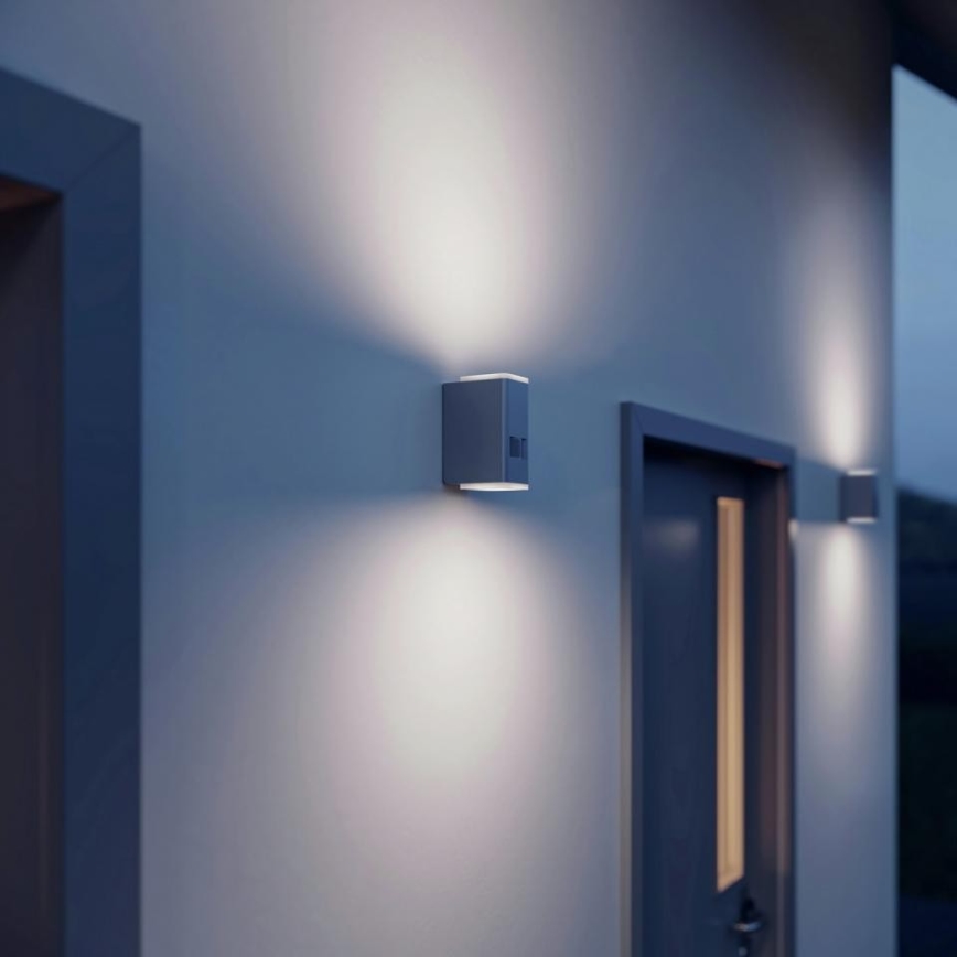 Steinel 067199 - Iluminação de parede exterior LED com sensor L 930 S LED/9,3W/230V IP44 antracite