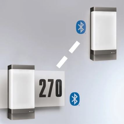 Steinel 067205 - Número de casa LED com sensor L270SC LED/7,8W/230V IP44
