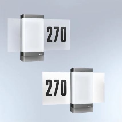 Steinel 067205 - Número de casa LED com sensor L270SC LED/7,8W/230V IP44
