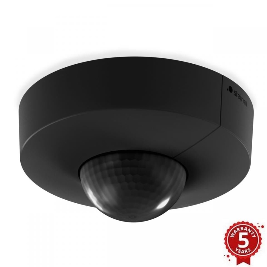 Steinel 068585 - Sensor de movimento IS 3360 40m V3 KNX IP54 redondo preto