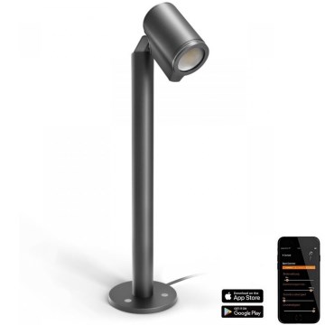 Steinel 068677 - Candeeiro exterior LED SPOT WAY 1xGU10/6,7W/230V IP44 antracite