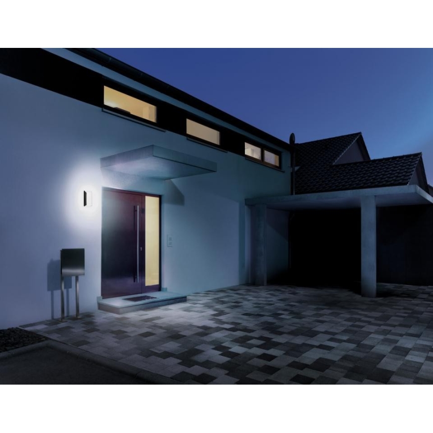Steinel 068882 - Iluminação de parede exterior L 30 1xE27/60W/230V IP44 antracite