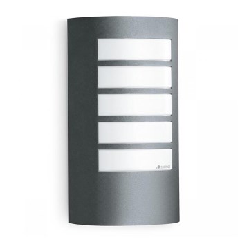 Steinel 069155 - Iluminação de parede exterior L 12 1xE27/60W/230V IP44 antracite