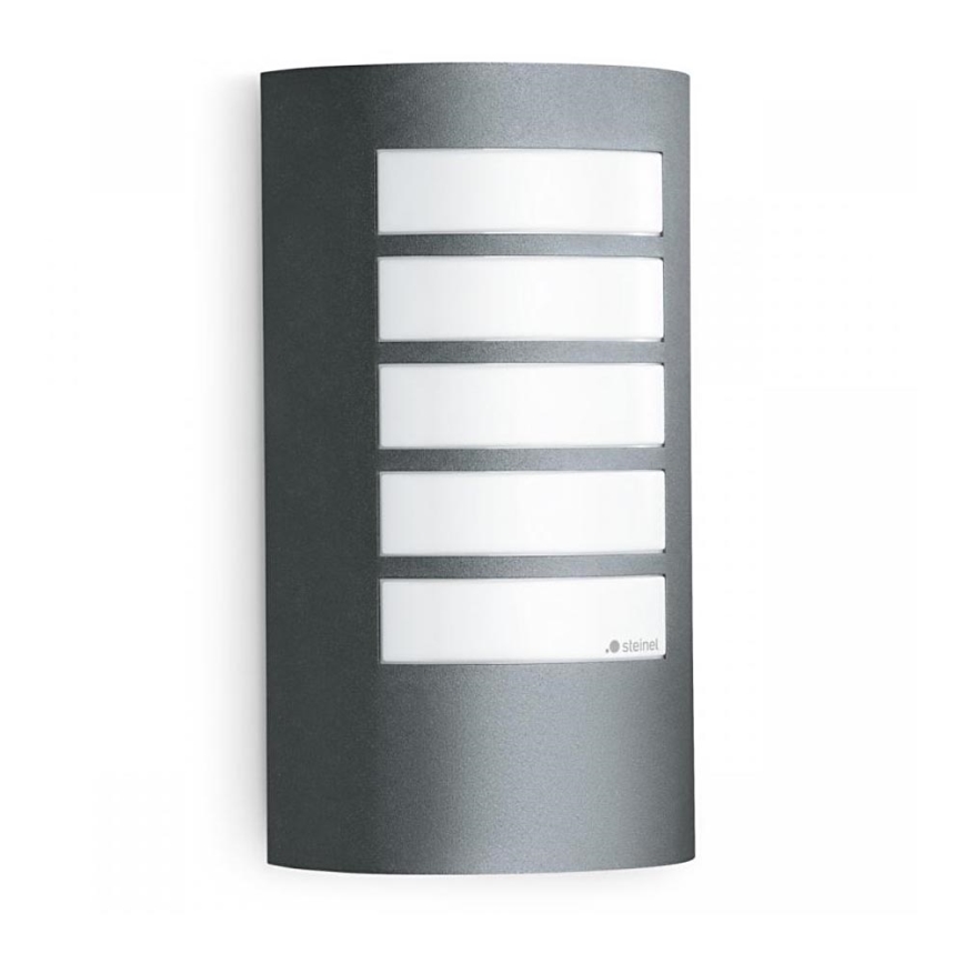 Steinel 069155 - Iluminação de parede exterior L 12 1xE27/60W/230V IP44 antracite