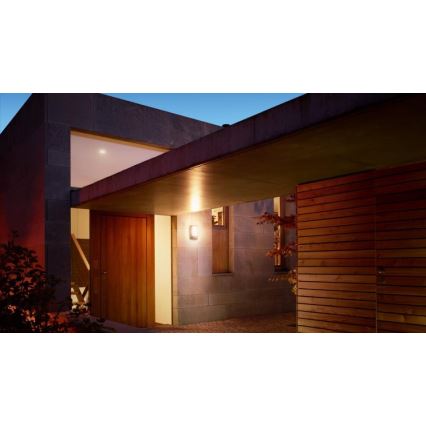 Steinel 069155 - Iluminação de parede exterior L 12 1xE27/60W/230V IP44 antracite