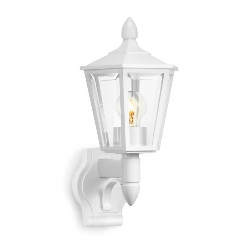 Steinel 069186 - Iluminação de parede exterior L 15 1xE27/60W/230V IP44 branca