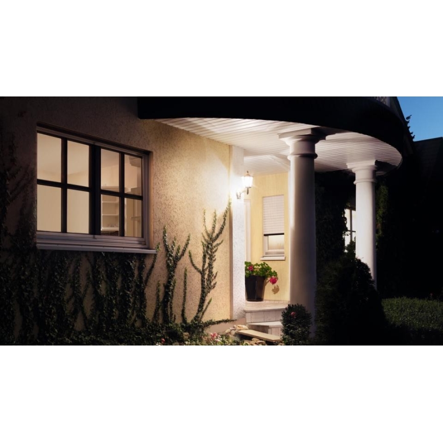 Steinel 069186 - Iluminação de parede exterior L 15 1xE27/60W/230V IP44 branca