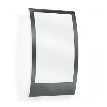 Steinel 069254 - Iluminação de parede exterior L 22 1xE27/60W/230V IP44 aço inoxidável