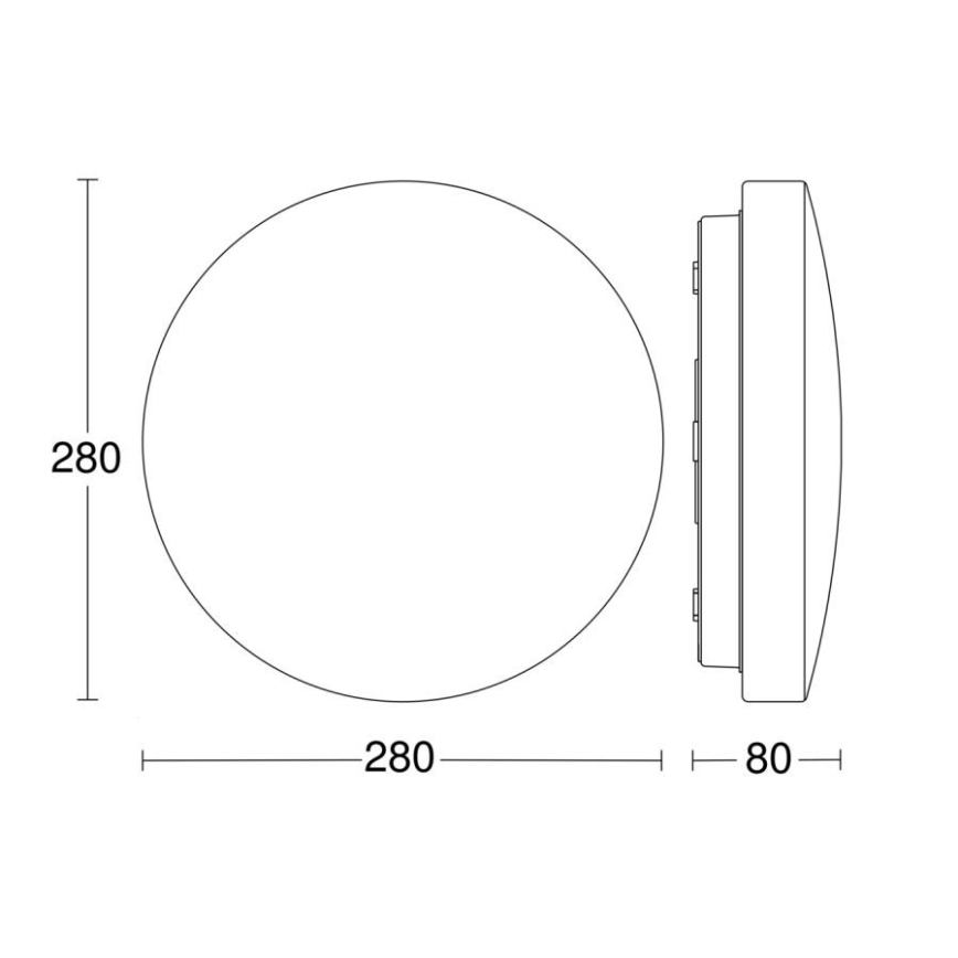 Steinel 069704- Iluminação de teto LED para casa de banho RSPRO P1 LED/8,2W/230V 3000K IP54
