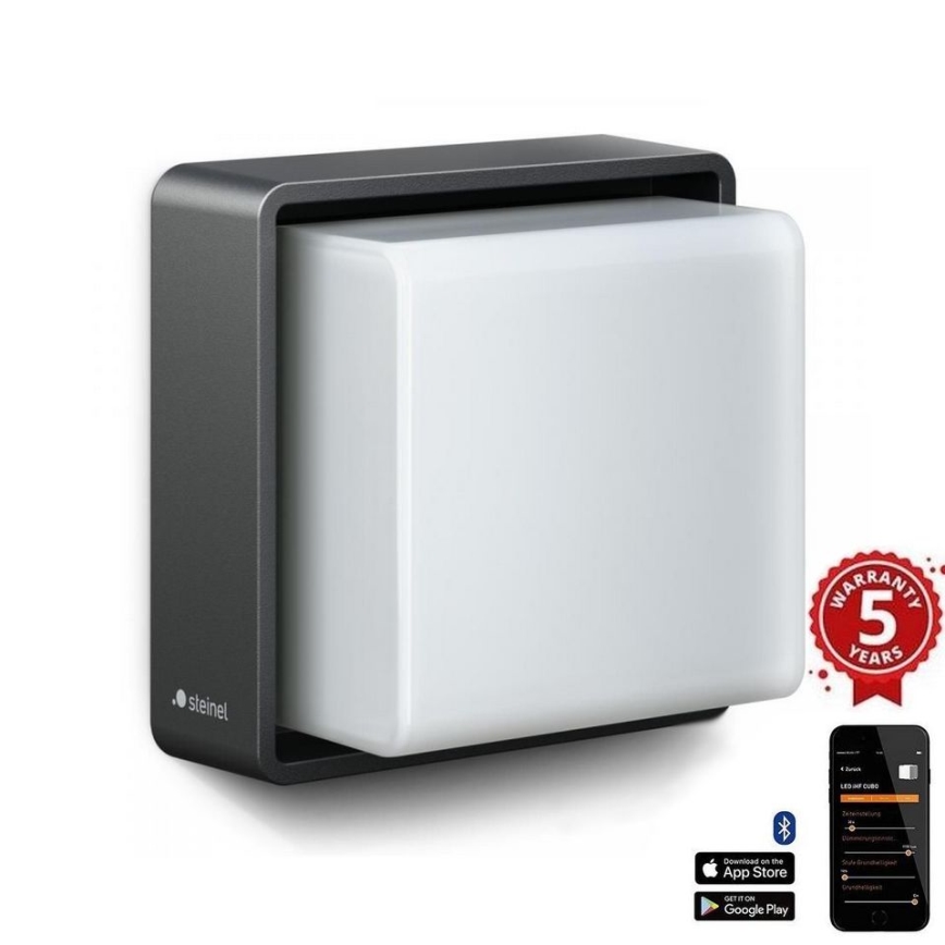 Steinel 078645- LED Iluminação de parede exterior com sensor L 845 SC 9W/230V 3000K IP44 antracite