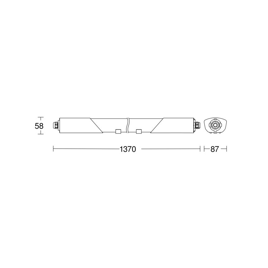 Steinel 079178 - Iluminação industrial LED com sensor RS PRO CONNECT 5100 SL LED/30W/230V IP66