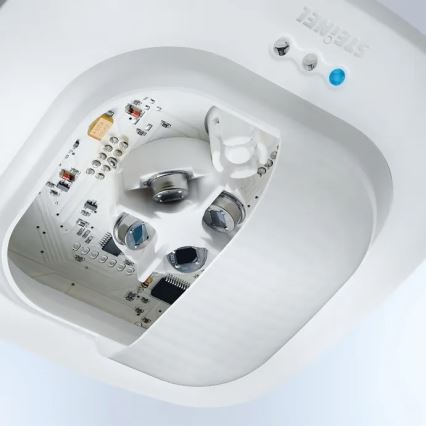 Steinel 079376 - Detetor de presença IR Quattro HD 24m DALI-2 APC branco