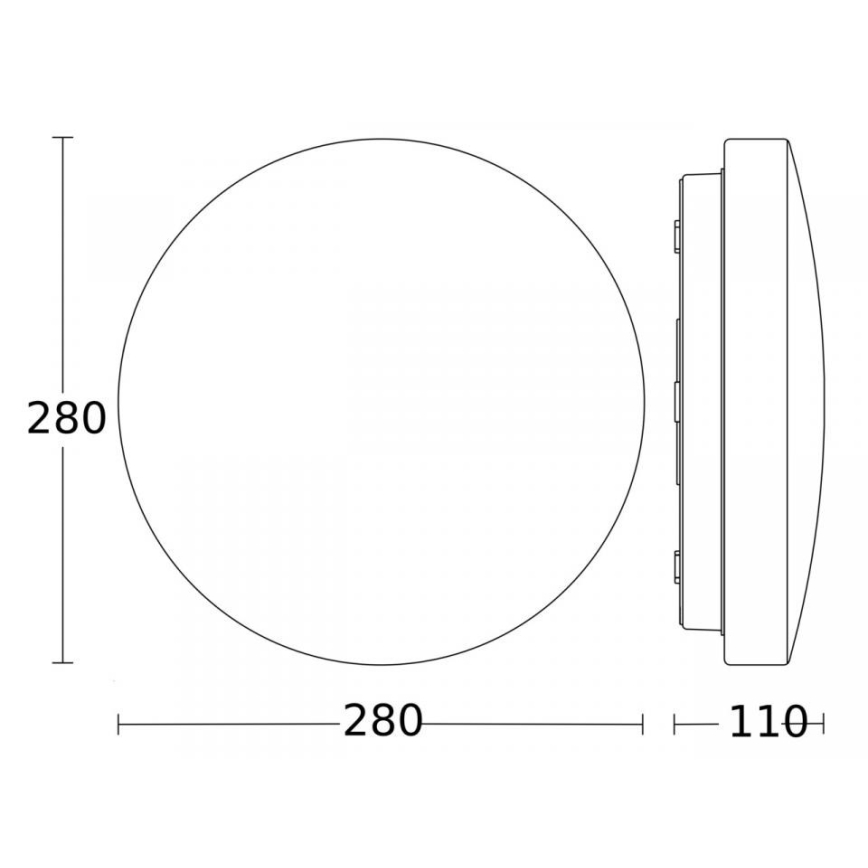 Steinel 079734 - Iluminação de teto LED com sensor RS 20 S LED/9,4W/230V 3000K IP44