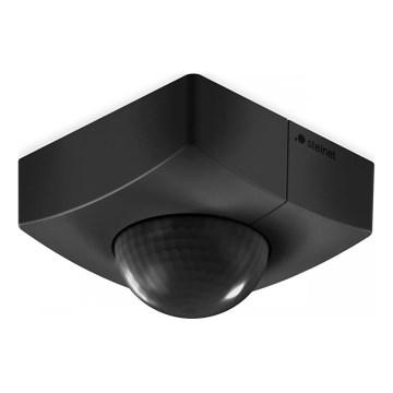Steinel 084134 - Sensor de movimento exterior IS 345-E KNX V3.1 AP SW IP54 preto