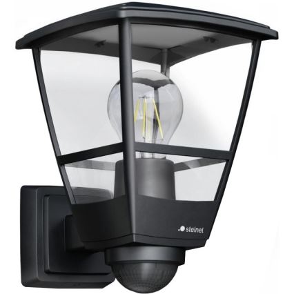 Steinel 084769 - Iluminação de parede exterior com sensor L10S 1xE27/15W/230V IP44