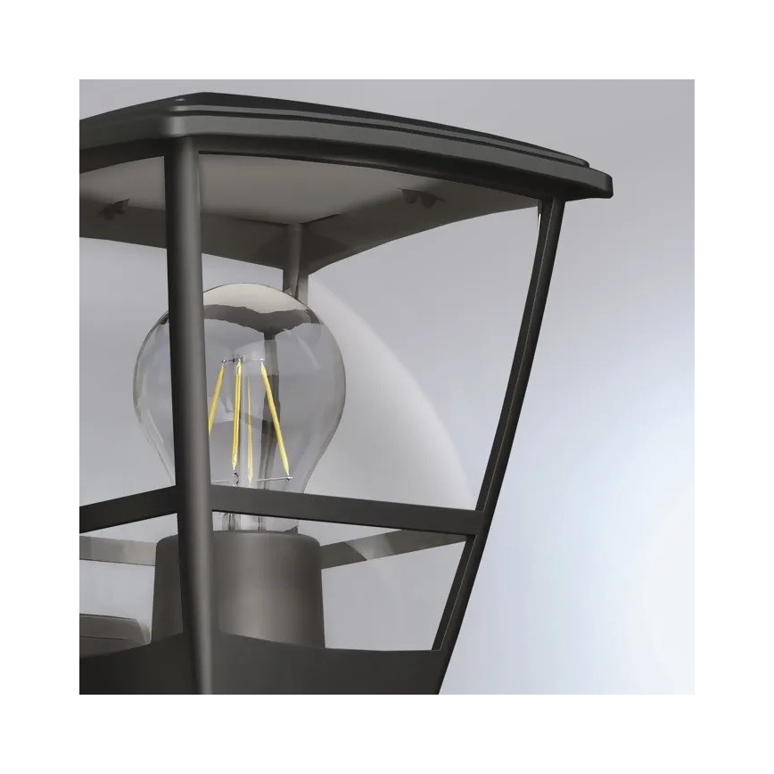 Steinel 084769 - Iluminação de parede exterior com sensor L10S 1xE27/15W/230V IP44