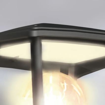 Steinel 084769 - Iluminação de parede exterior com sensor L10S 1xE27/15W/230V IP44