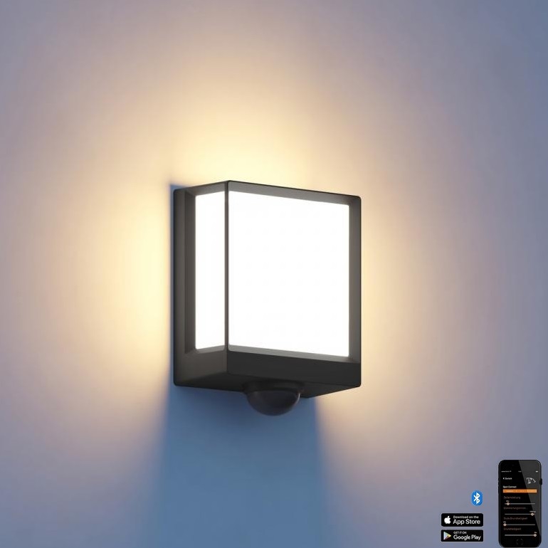 Steinel 085247 - LED Regulação iluminação de parede exterior com sensor L40SC LED/12,9W/230V