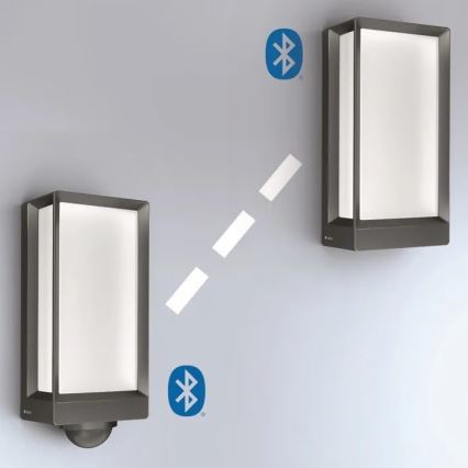 Steinel 085254 - LED Iluminação de parede exterior com regulação L42C LED/12,6W/230V IP54