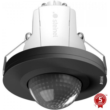 Steinel 087845 - Sensor de movimento embutido com um sensor de presença PD-24 ECO COM1 360° preto
