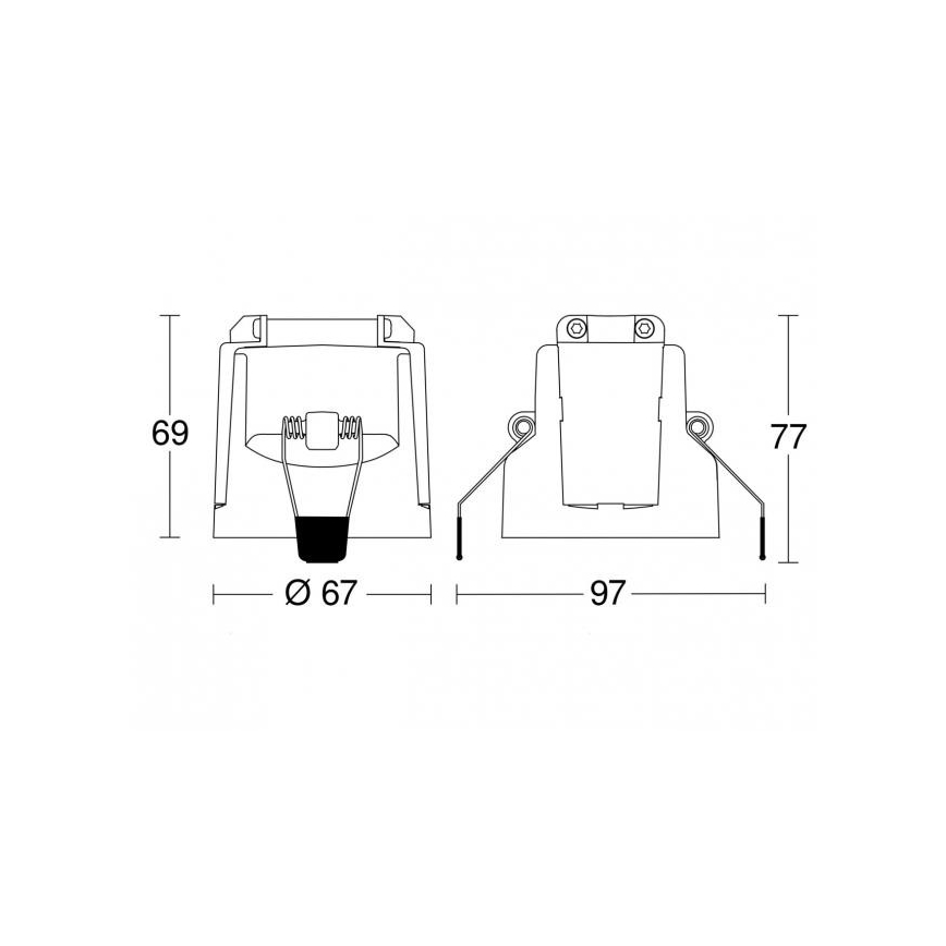 Steinel 087852 - Sensor de movimento embutido com um sensor de presença PD-24 ECO COM1 360° branco