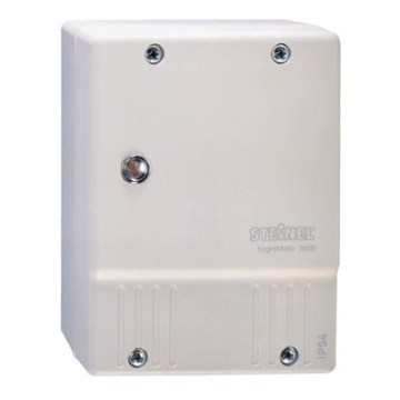 STEINEL 550615 - Sensor noturno NightMatic 3000 Vario branco IP54