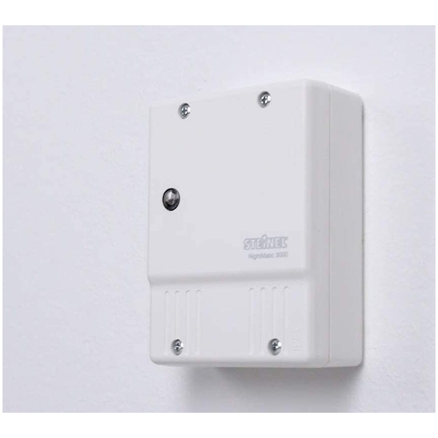 STEINEL 550615 - Sensor noturno NightMatic 3000 Vario branco IP54