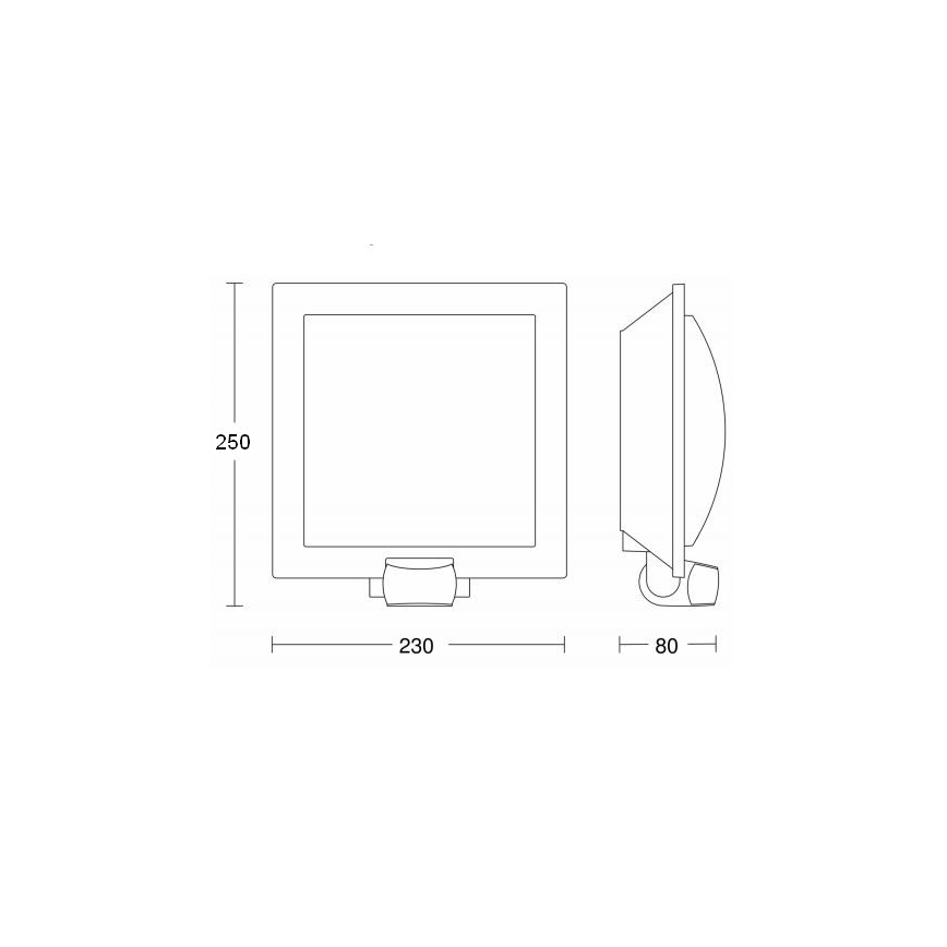 Steinel 566814 - Iluminação de Parede Exterior com sensor 1xE27/60W/240V L 20 S IP44