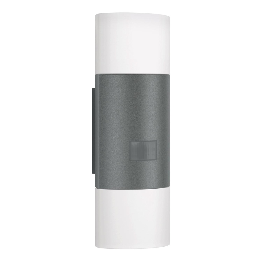 Steinel 576202- Iluminação de parede exterior LED com sensor L 910 LED/9,8W/230V IP44