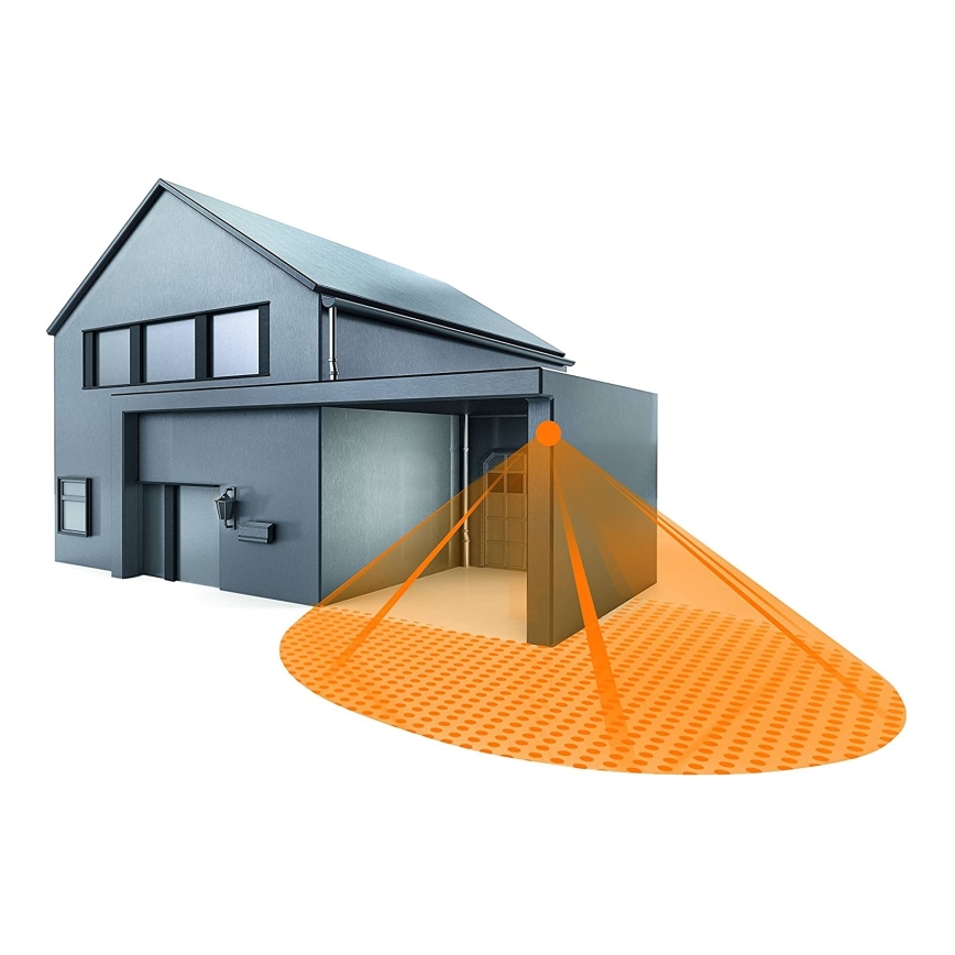 STEINEL 602710 - Sensor de parede de infravermelhos exterior IS240 antracite IP54