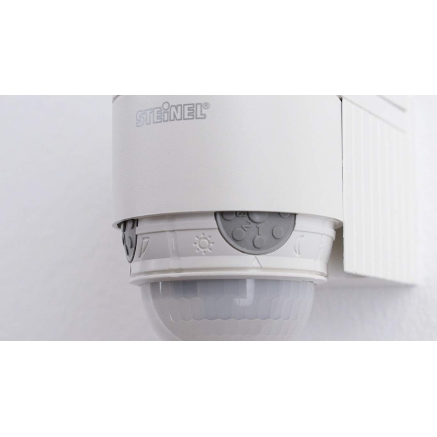 STEINEL 602819 - Sensor de parede exterior infravermelho IS240 branco IP54