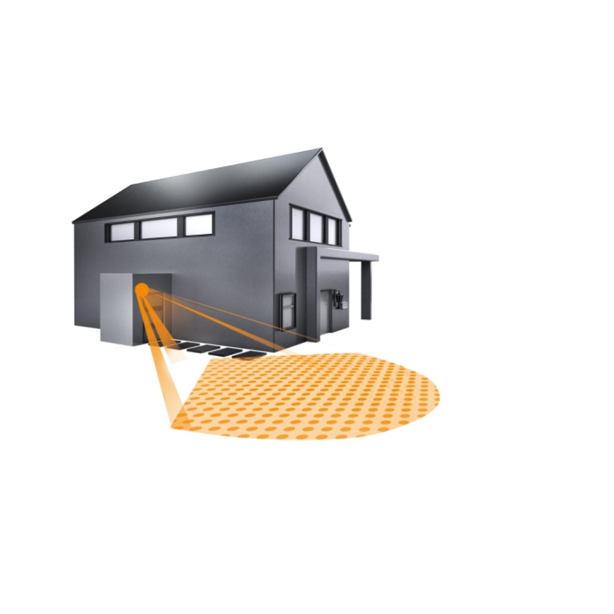 STEINEL 608811 - Sensor de infravermelhos exterior IS 140-2 preto IP54