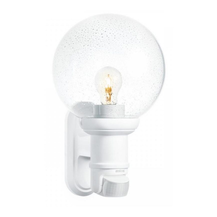 STEINEL 634315 - L 560 S Candeeiro de parede exterior com sensor branco IP44