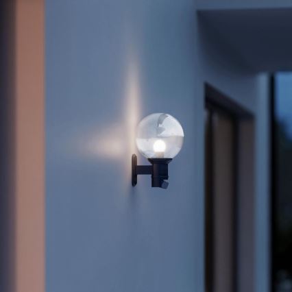 STEINEL 634315 - L 560 S Candeeiro de parede exterior com sensor branco IP44