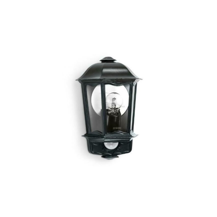 Steinel 644413 - Iluminação de parede exterior com sensor L 190 S 1xE27/100W/230V IP44
