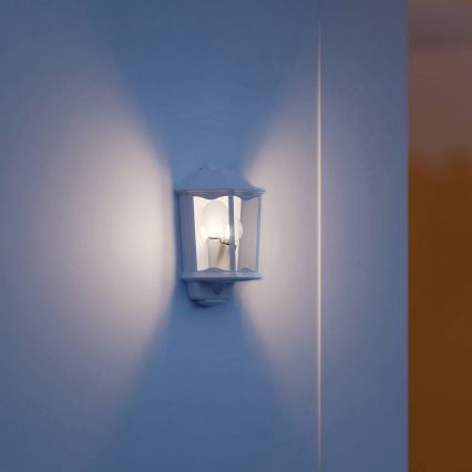 Steinel 644413 - Iluminação de parede exterior com sensor L 190 S 1xE27/100W/230V IP44