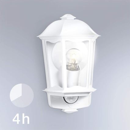 Steinel 644512 - Iluminação de parede exterior com sensor L 190 S 1xE27/100W/230V IP44
