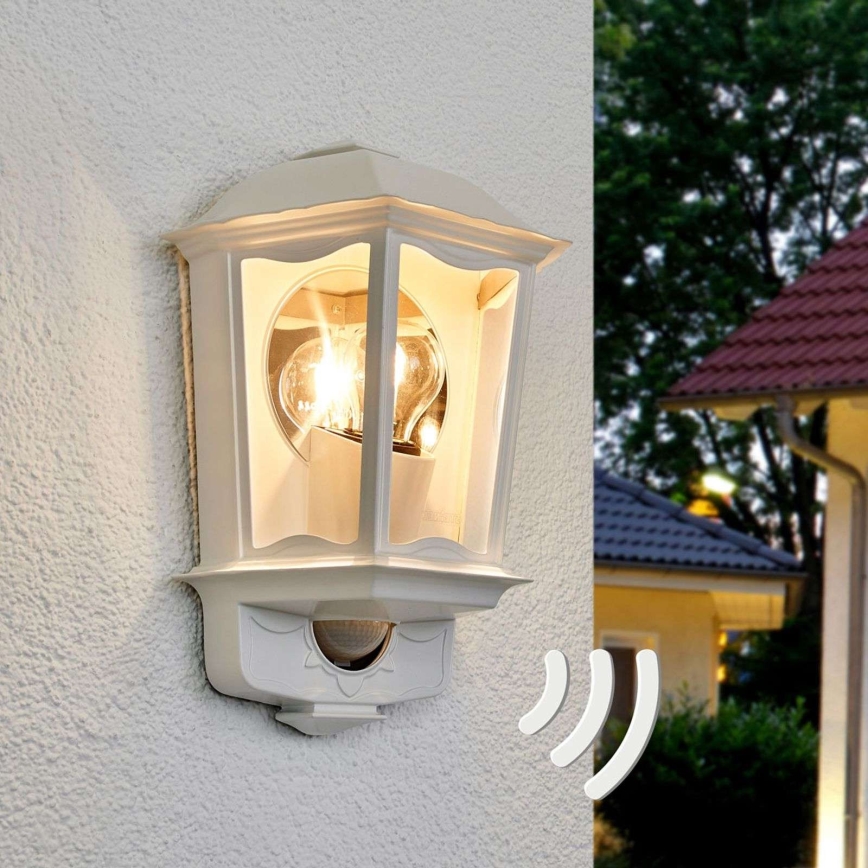 Steinel 644512 - Iluminação de parede exterior com sensor L 190 S 1xE27/100W/230V IP44