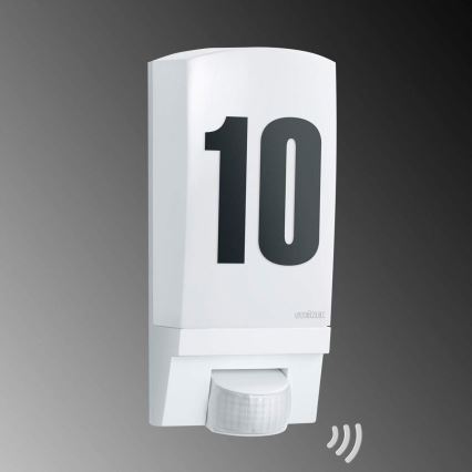 STEINEL 650513 - L1 Candeeio exterior com sensor branco IP44
