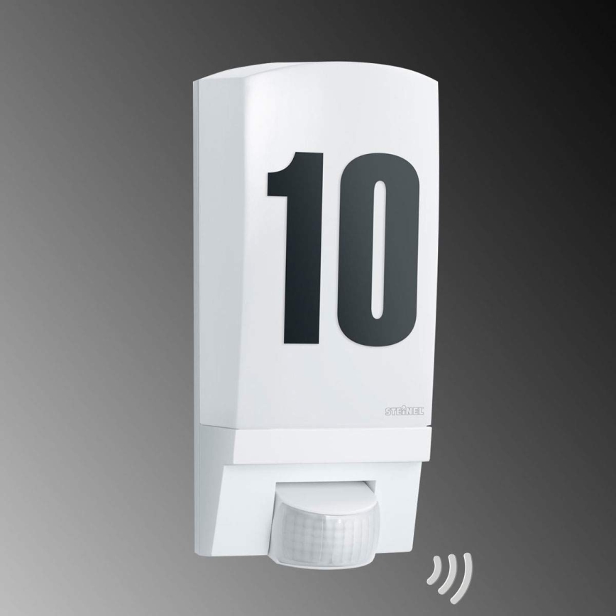 STEINEL 650513 - L1 Candeeio exterior com sensor branco IP44
