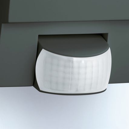 STEINEL 650612 - L1 Candeeiro exterior com sensor preto/branco IP44