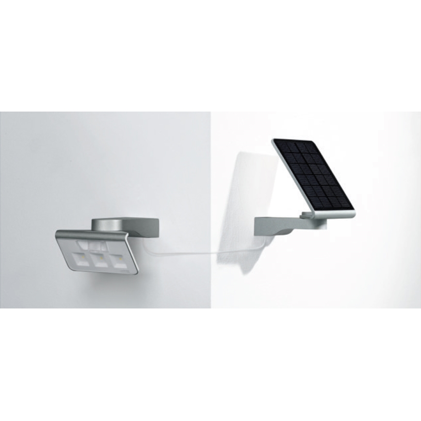 STEINEL 671006 - Projetor solar LED-Foco com sensor XSolar L-S 0,5W/LED branco