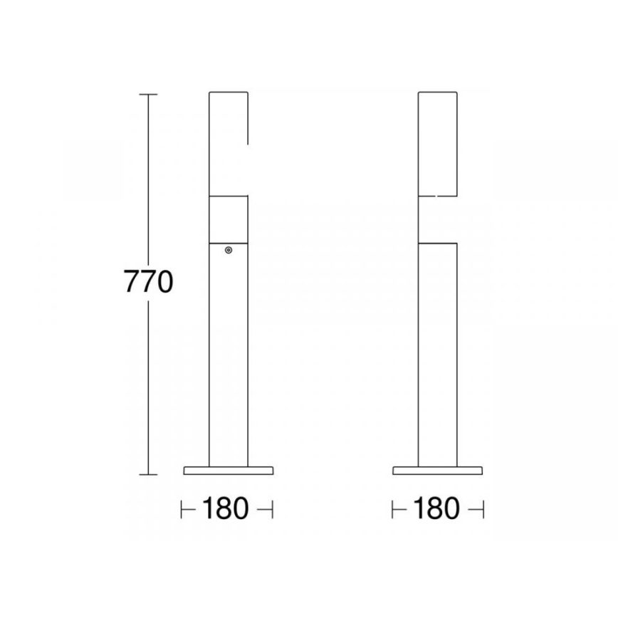 STEINEL 69469 - Candeeiro exterior LED GL 65 LED/8,5W/230V IP44 3000K antracite