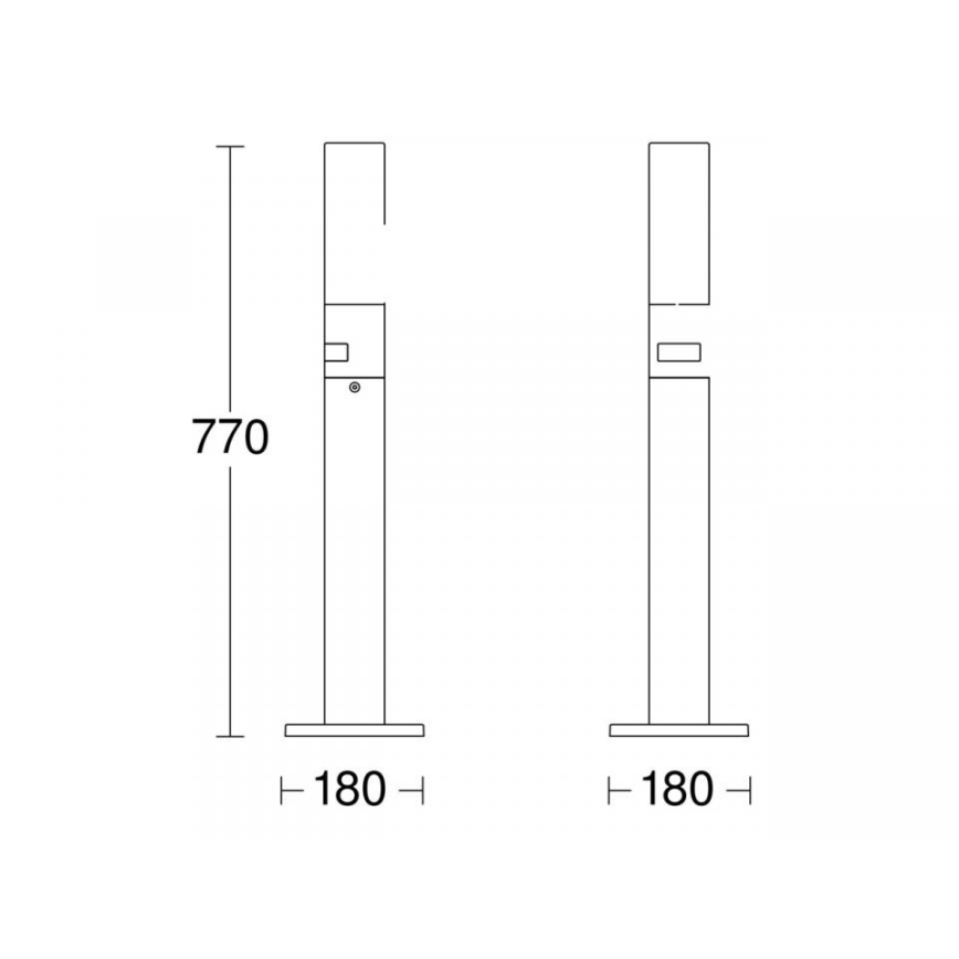 STEINEL 69476 - Candeeiro exterior LED com sensor GL 65 S LED/8,7W/230V IP44 3000K antracite
