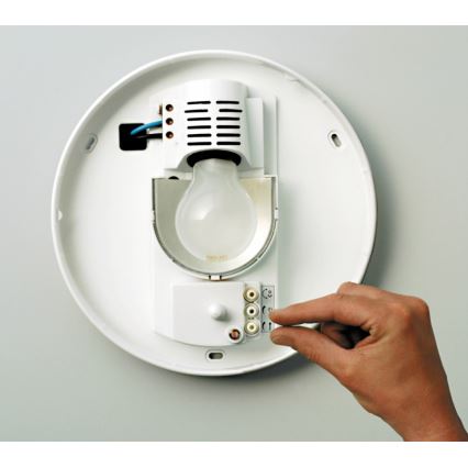 STEINEL 738013-RS 16L - Iluminação de teto exterior com sensor 1xE27/60W/230V IP44
