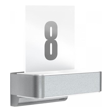 STEINEL 87579 - Número de casa LED com sensor L 820 SC LED/9,8W/230V IP44