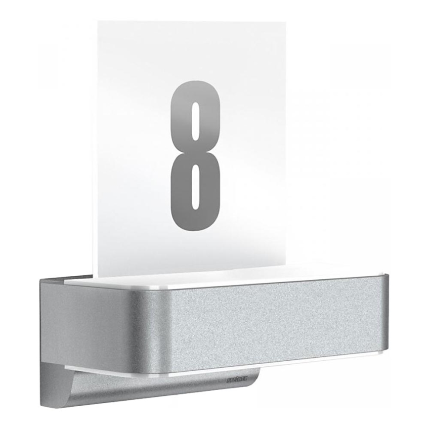 STEINEL 87579 - Número de casa LED com sensor L 820 SC LED/9,8W/230V IP44