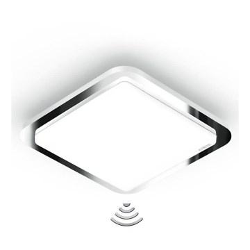 STEINEL st007911 - Iluminação de teto LED com sensor RS LED D1 LED/11W/230V cromado brilhante