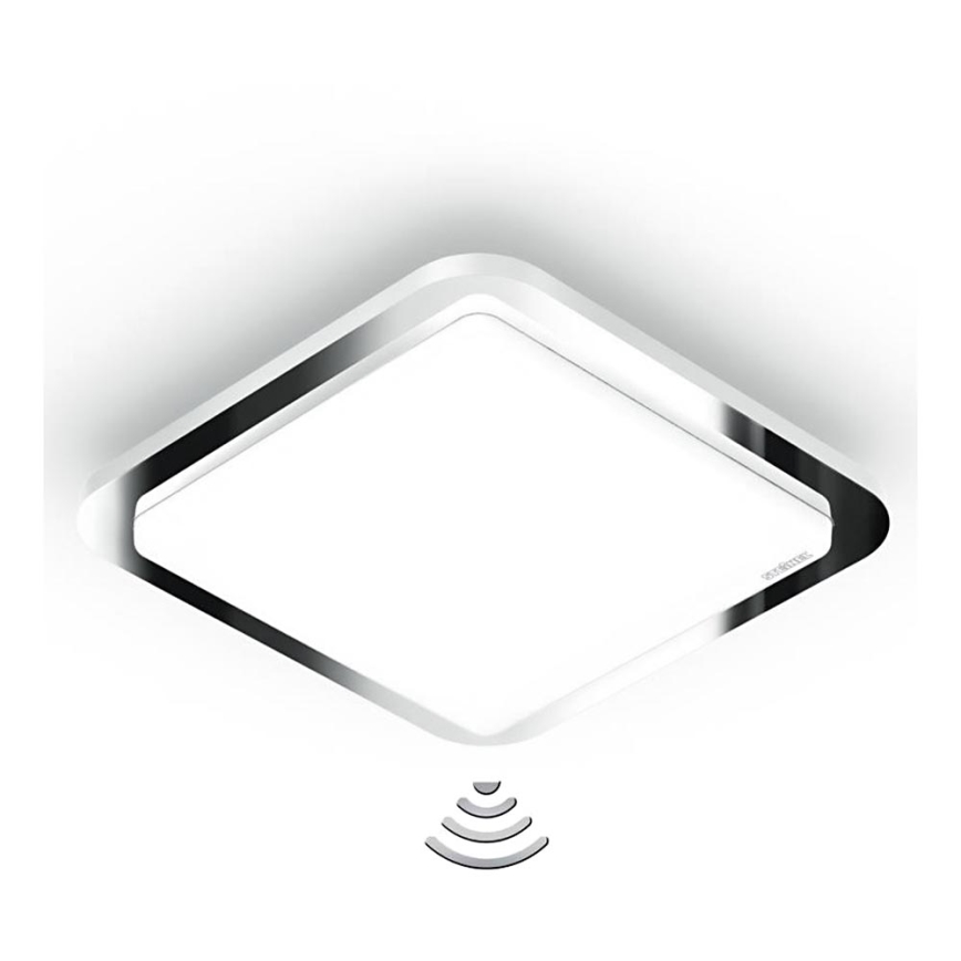 STEINEL st007911 - Iluminação de teto LED com sensor RS LED D1 LED/11W/230V cromado brilhante